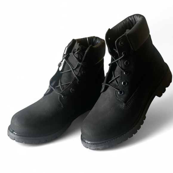 Timberland Premium 6” Waterproof Boot Black Lace Up Women’s Size 7 NWT Y2K - Picture 8 of 16